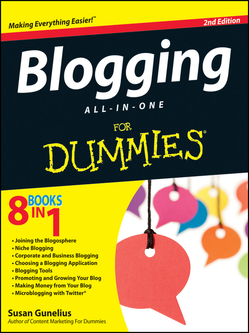 Title details for Blogging All-in-One For Dummies by Susan Gunelius - Available